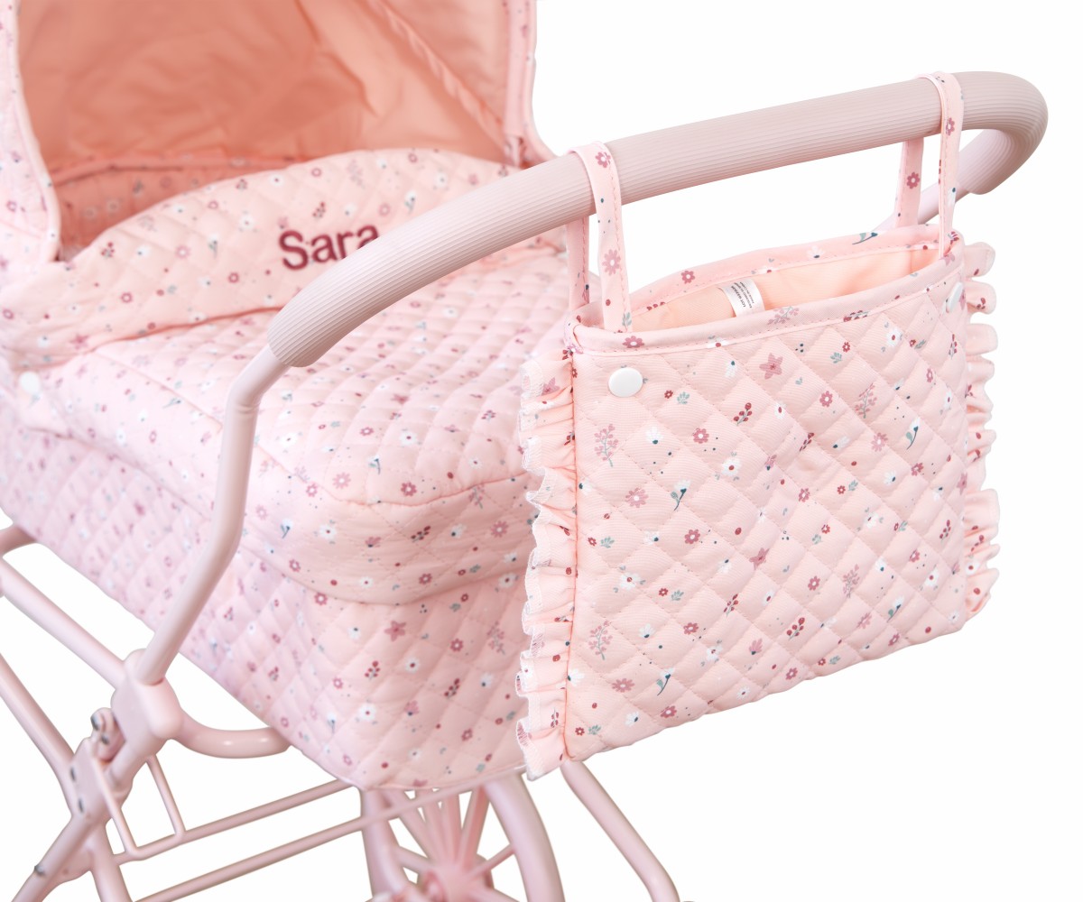 Carrinho de bonecas Vintage Flowers