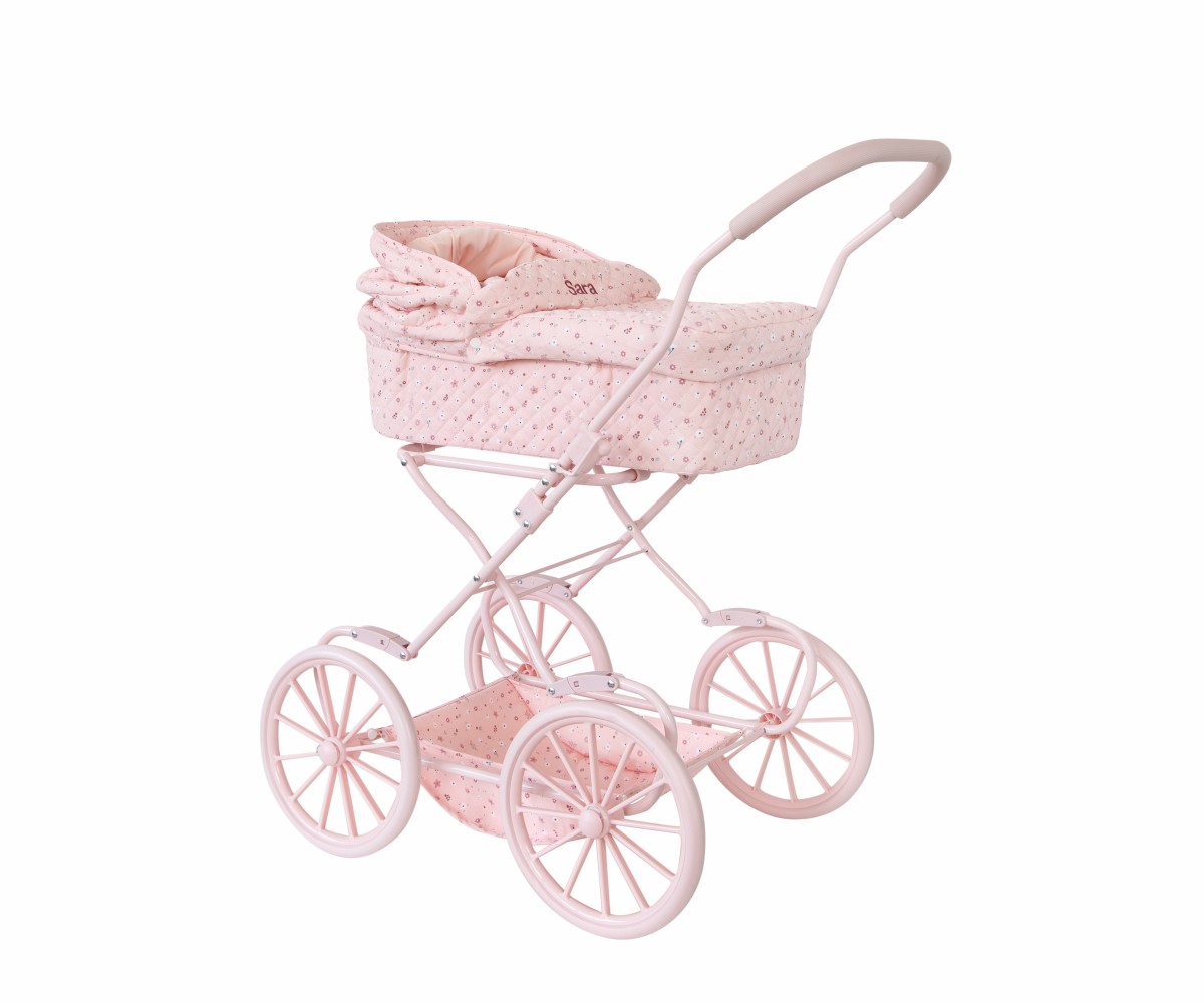 Carrinho de bonecas Vintage Flowers