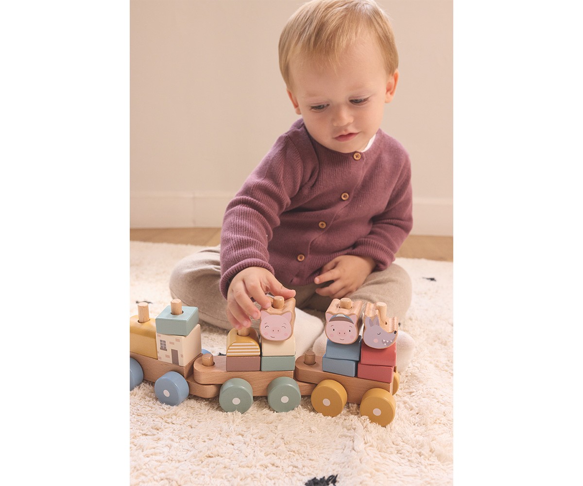 Trem Personalizável da família Little Pigs