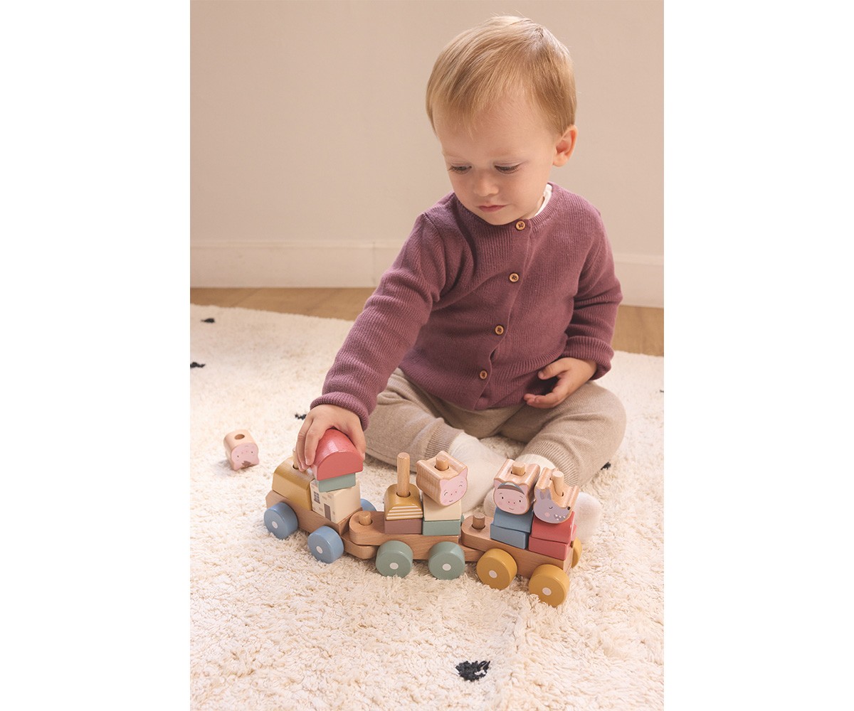 Trem Personalizável da família Little Pigs