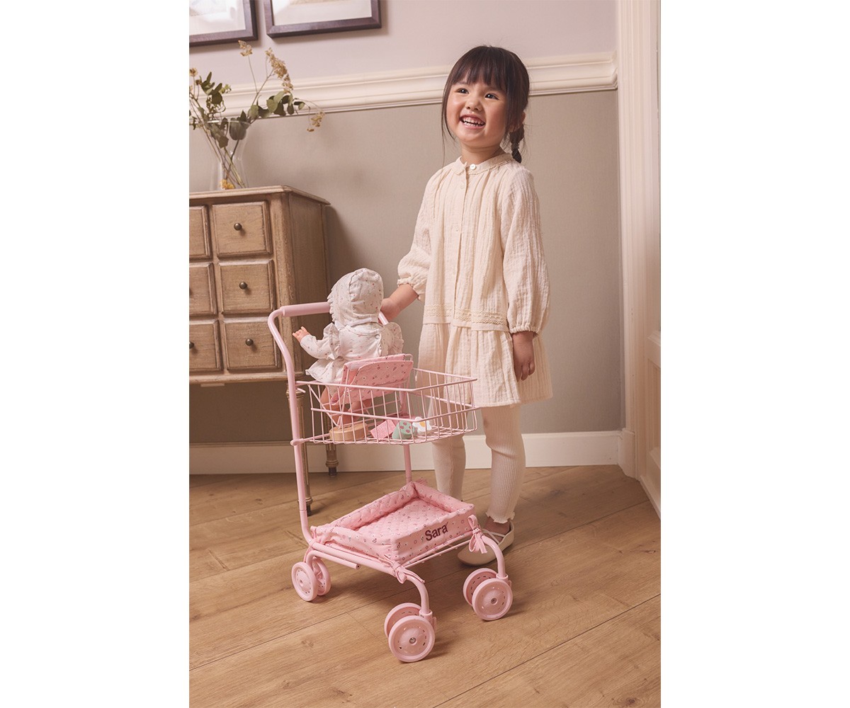 Chariot de Courses Flowers Personnalisable