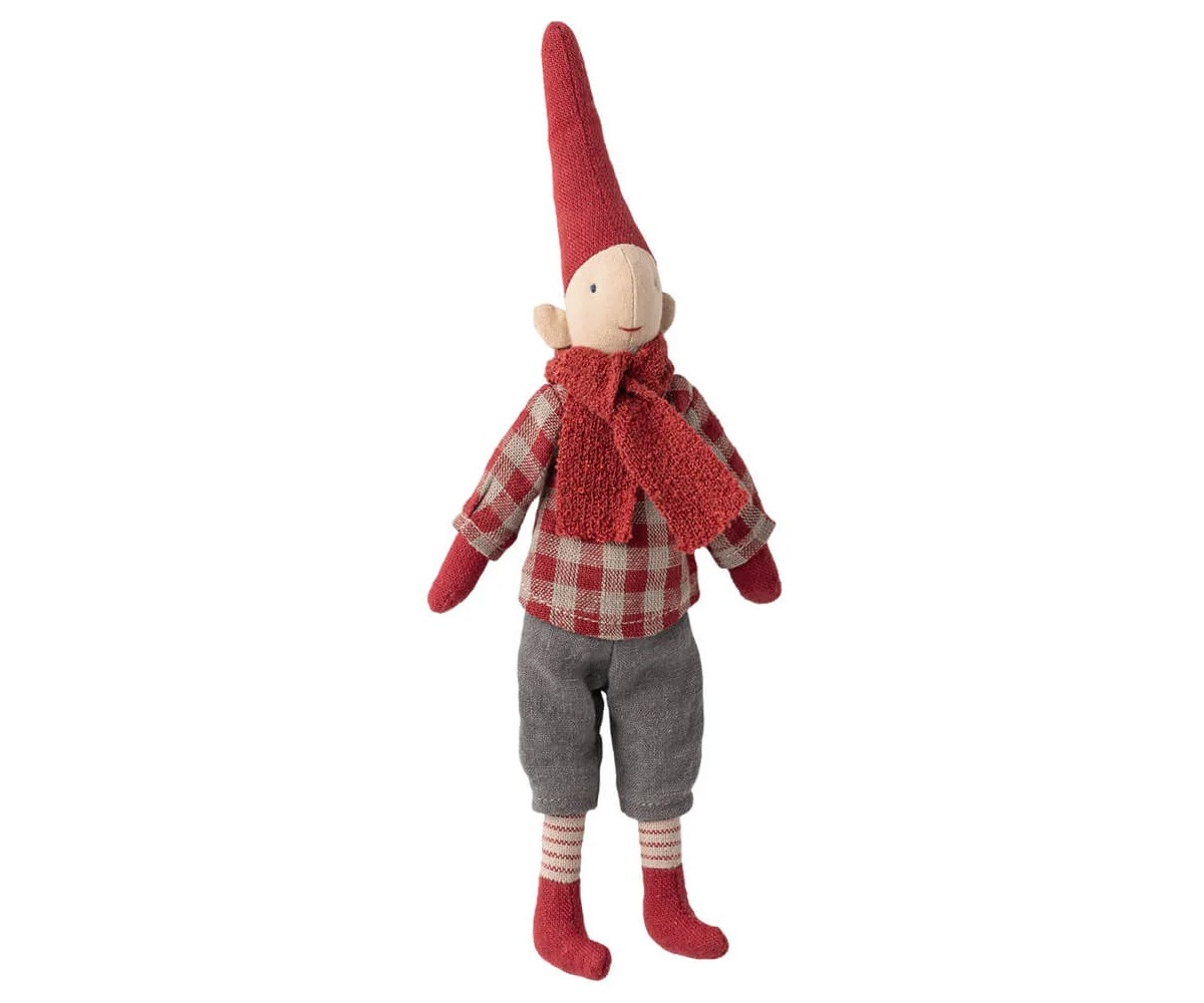 Winter Friends Elfo Pixy Boy T1 Camicia a Quadri
