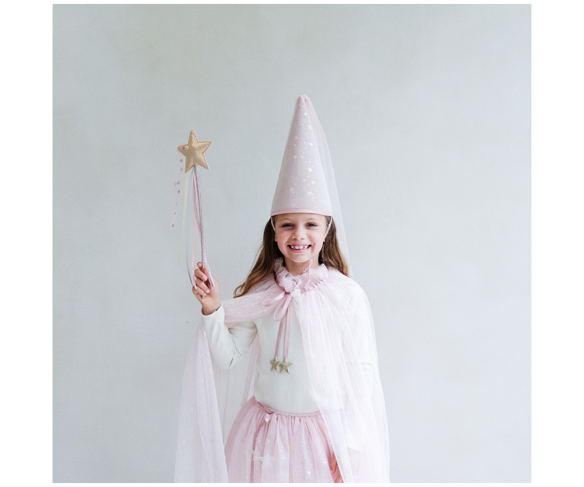 Gorro Puntiagudo Princesa Shimmer Rosa