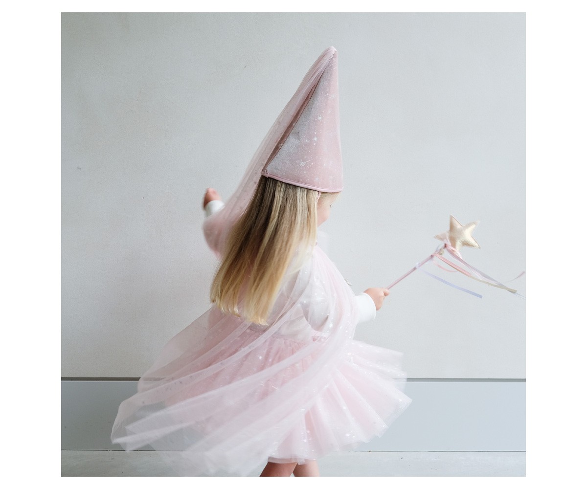 Gorro Puntiagudo Princesa Shimmer Rosa