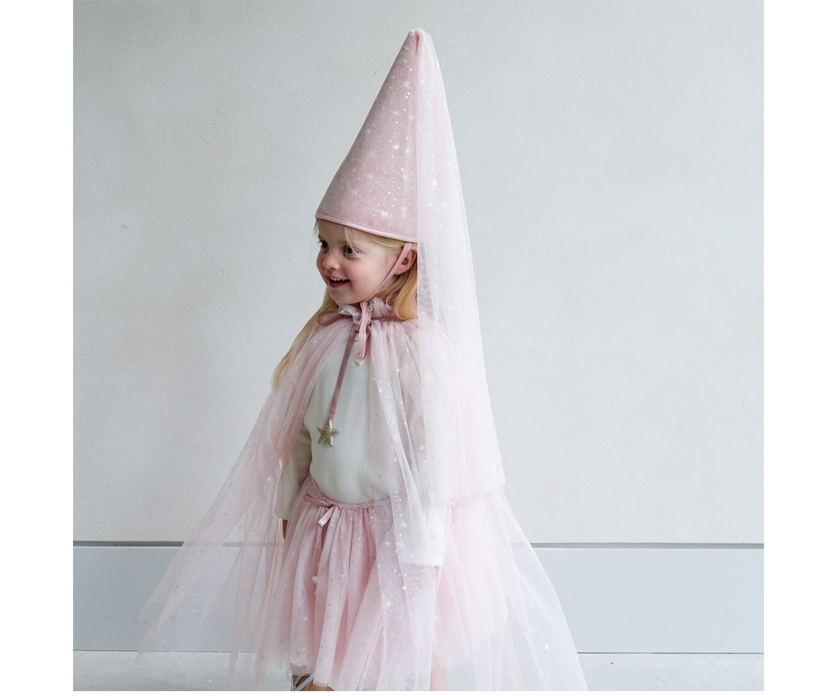 Gorro Puntiagudo Princesa Shimmer Rosa