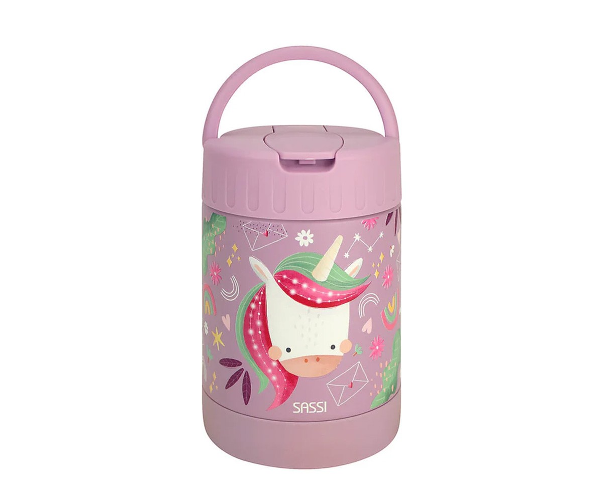 Termo Sólidos 350ml Unicornio