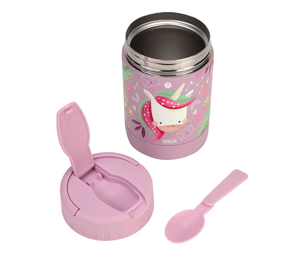 Termo Sólidos 350ml Unicornio