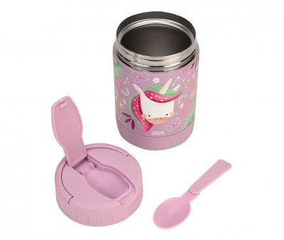Termo Sólidos 350ml Unicornio