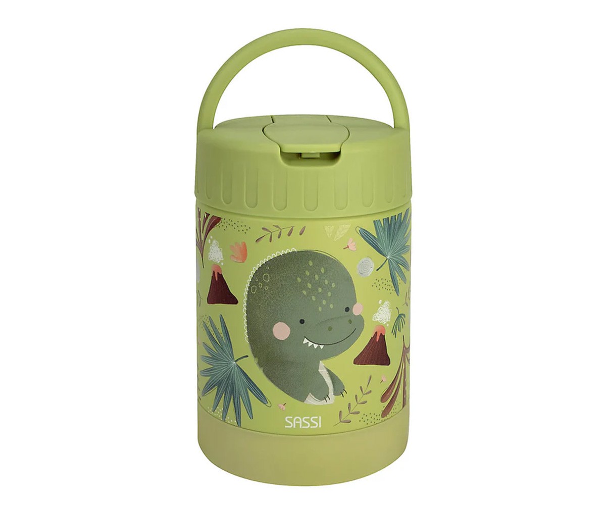 Termo Sólidos 350ml Dinosaurio