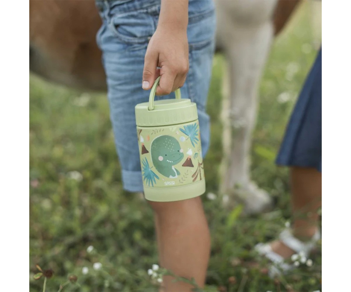 Termo Sólidos 350ml Dinosaurio