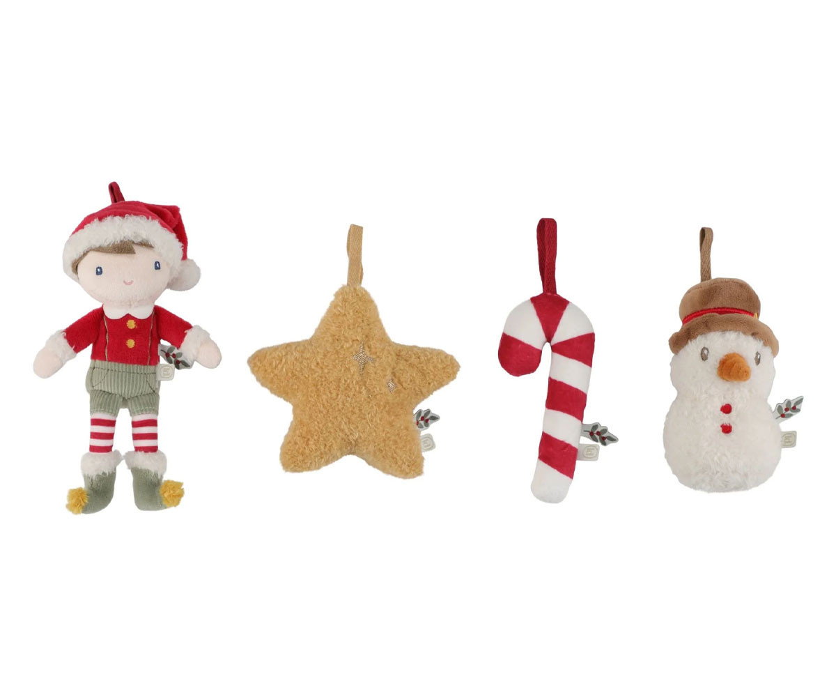 Set 4 Adornos de Navidad Jim
