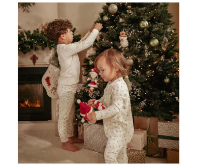 Set 4 Adornos de Navidad Rosa
