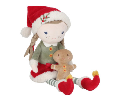 Muñeca Blandita de Navidad Rosa