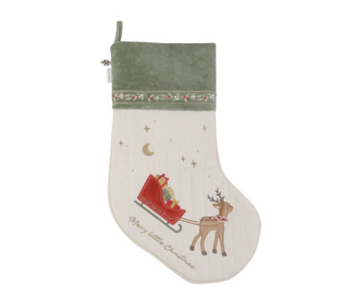 Calcetín Navideño Grande Trineo Personalizable