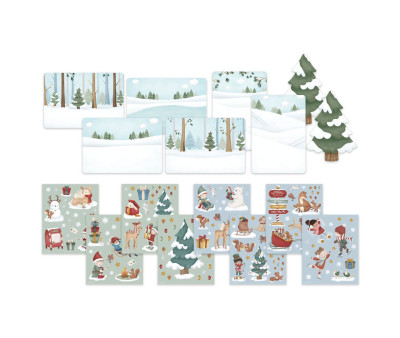 Pegatinas y Tarjetas Navideñas