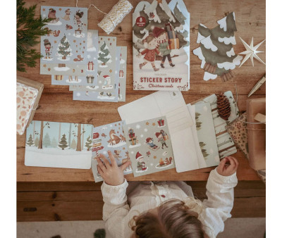Pegatinas y Tarjetas Navideñas