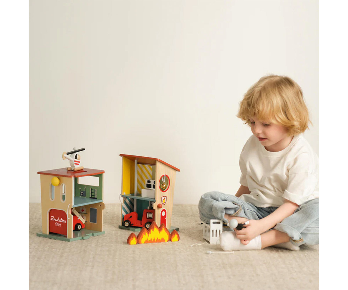 Play Set Caserma dei Pompieri Classic World