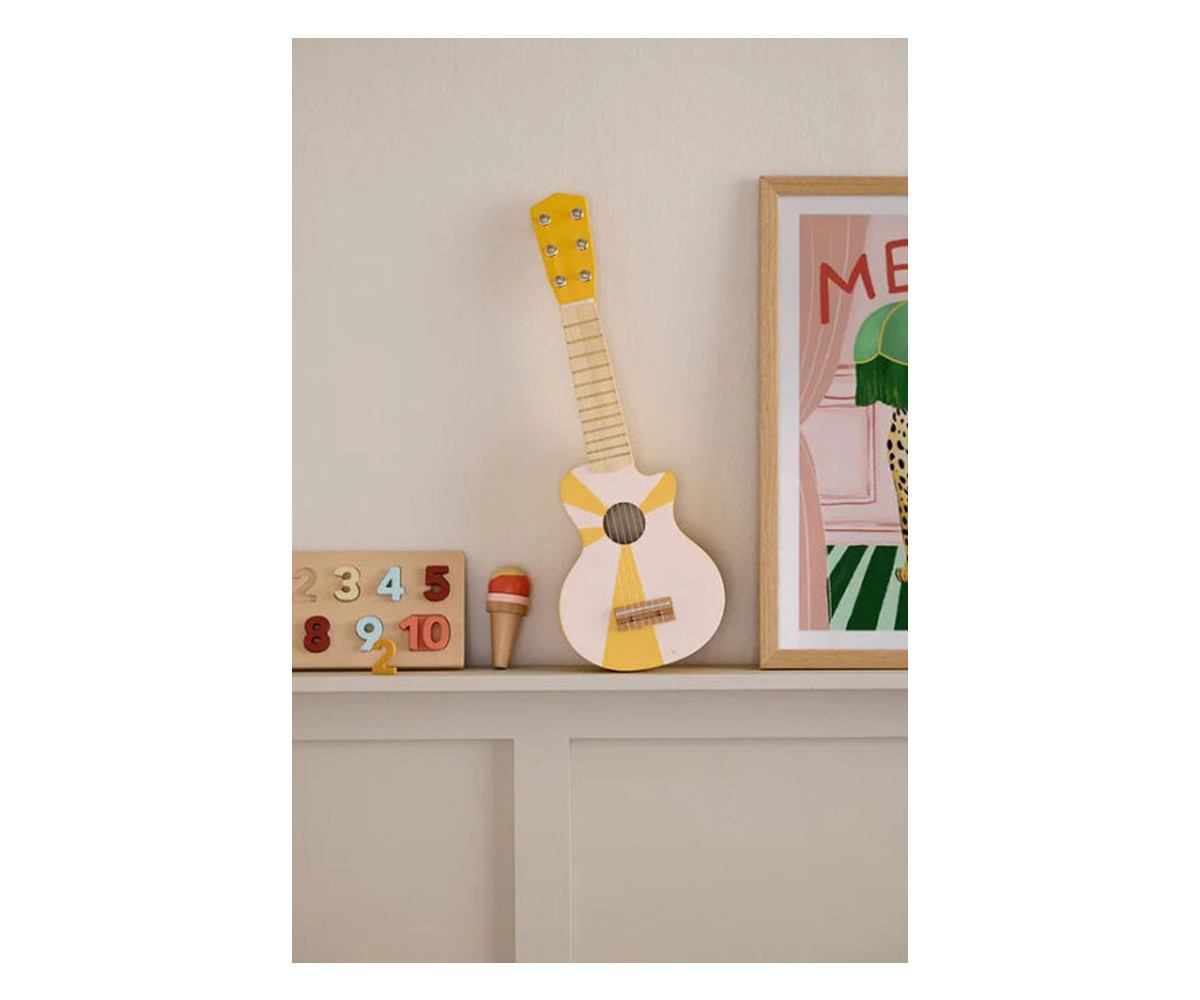 Guitarra Yellow White