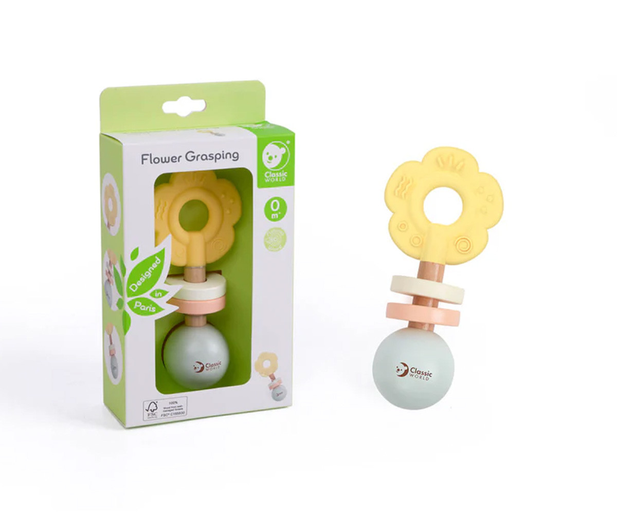 Sonajero Mordedor Flor