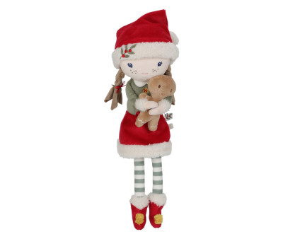 Muñeca Blandita de Navidad Rosa