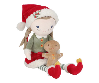 Muñeca Blandita de Navidad Rosa