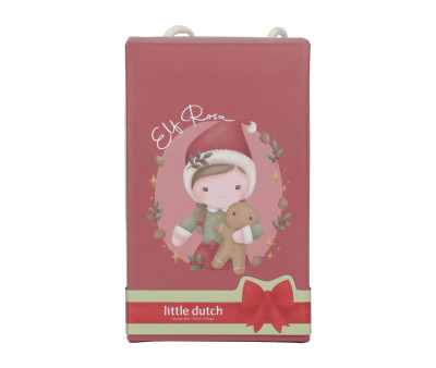 Muñeca Blandita de Navidad Rosa