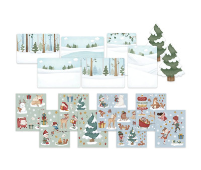 Pegatinas y Tarjetas Navideñas