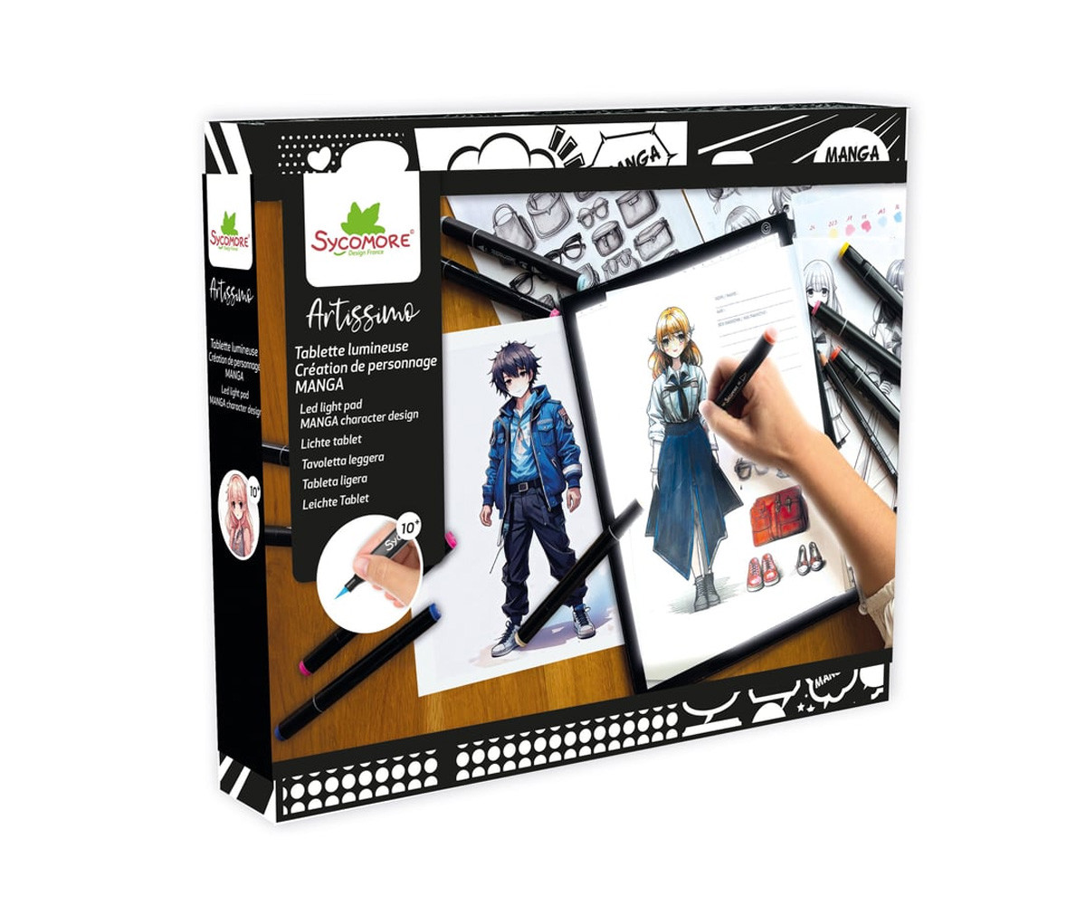 Tableta de Luz A5 Creación de Personajes Manga