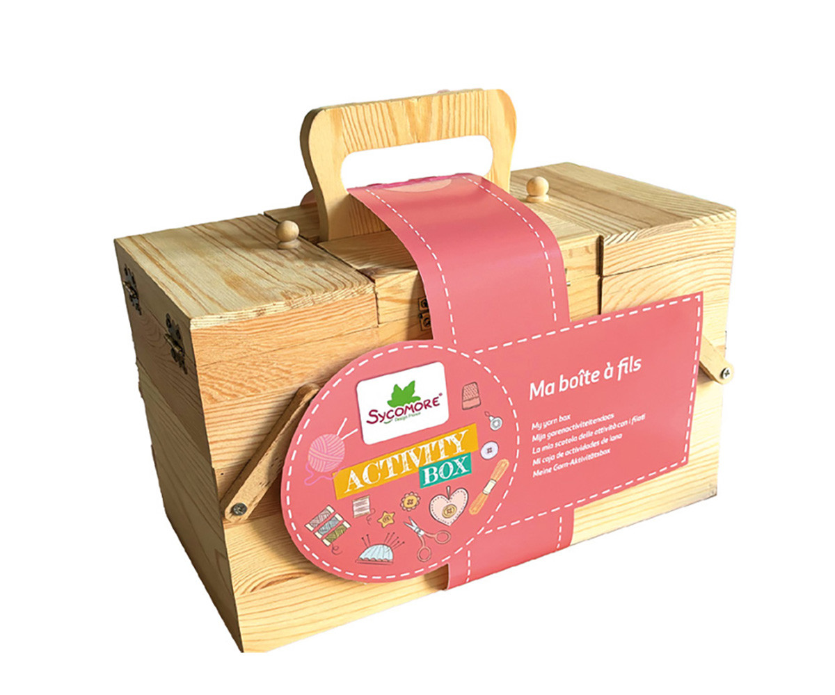 Caja de Manualidades de Lana