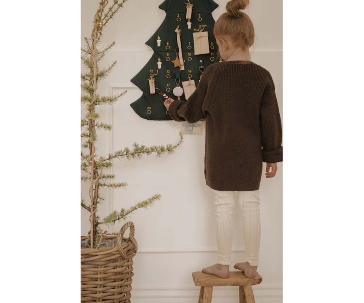 Calendario Adviento de Pared Árbol de Navidad