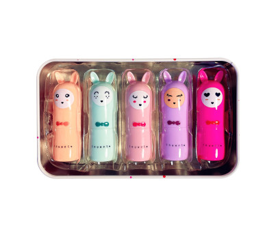 Box Regalo in Metallo 5 Balsamo Labbra Inuwet