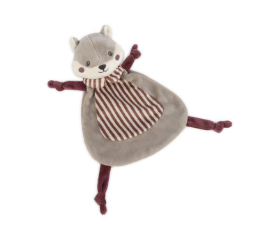 Doudou Ardilla Cherry Rayas Personalizable