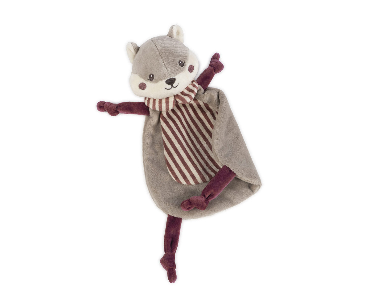 Doudou Ardilla Cherry Rayas Personalizable