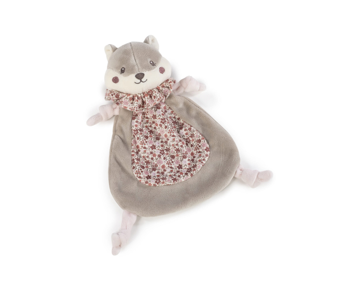 Doudou Ardilla Cherry Flores Personalizable