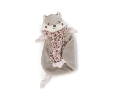 Doudou Ardilla Cherry Flores Personalizable