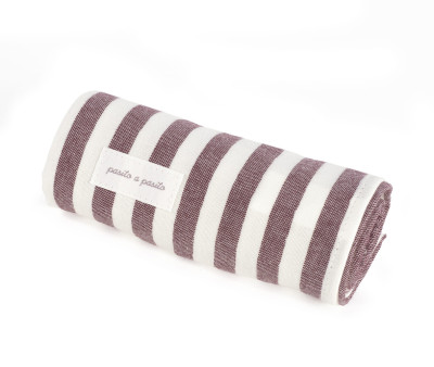 Set 2 Muselinas Cherry Rayas 70 x 70 cm