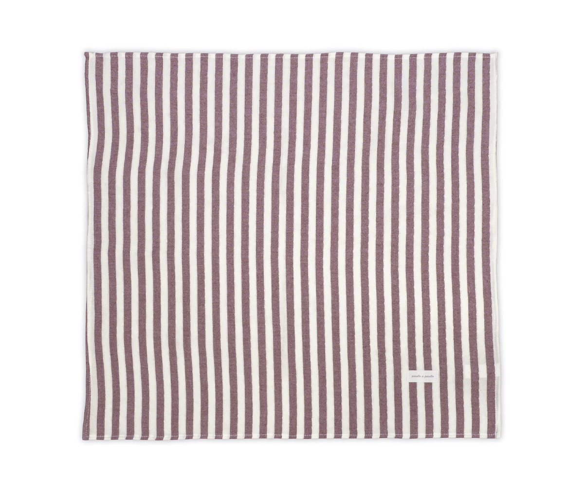 Set 2 Muselinas Cherry Rayas 70 x 70 cm