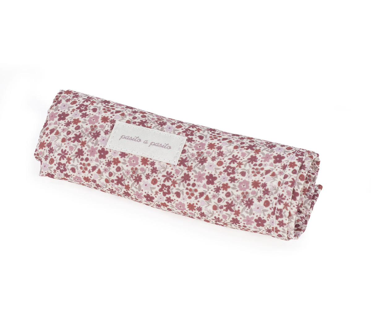 Set 2 Muselinas Cherry Flores 70 x 70 cm