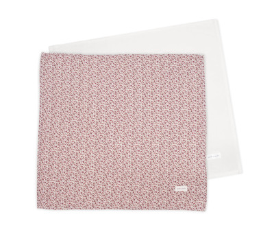 Set 2 Muselinas Cherry Flores 70 x 70 cm
