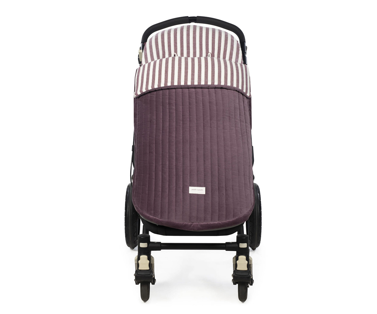 Saco Silla Invierno Cherry Rayas