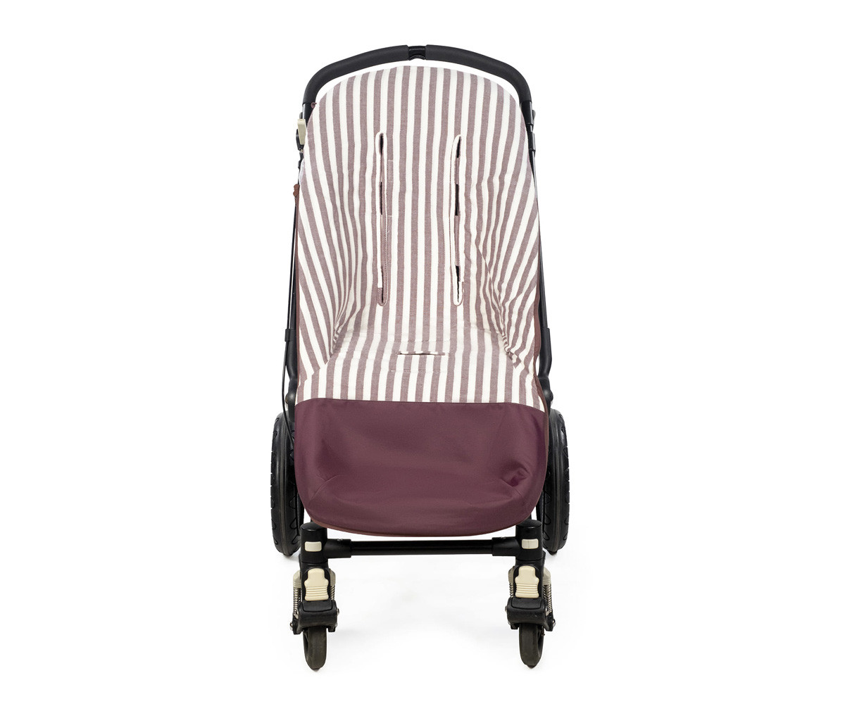 Saco Silla Invierno Cherry Rayas