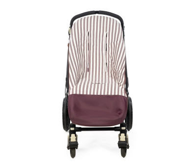 Saco Silla Invierno Cherry Rayas