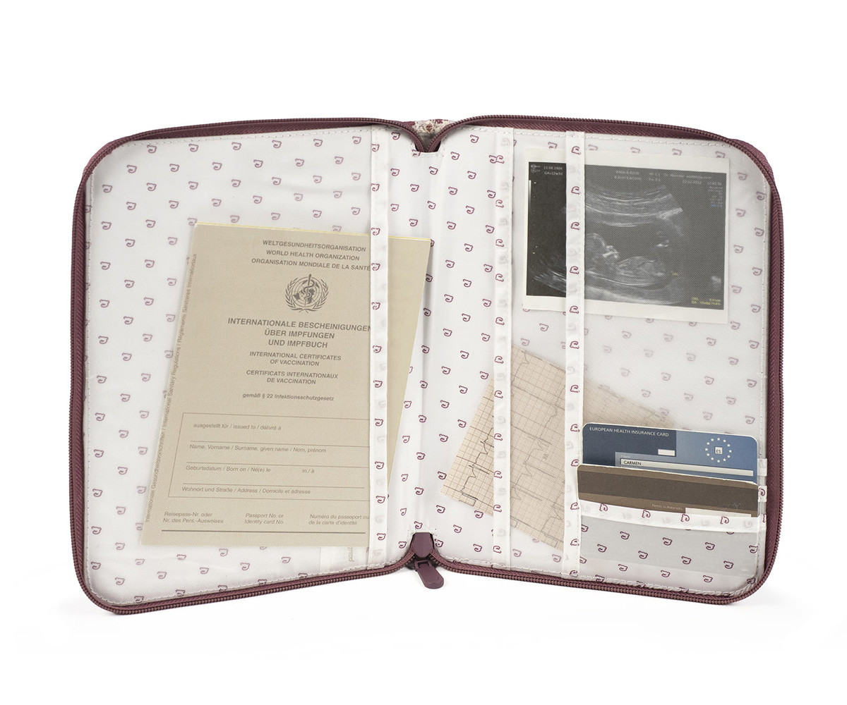 Porta Documenti Cherry Stripes