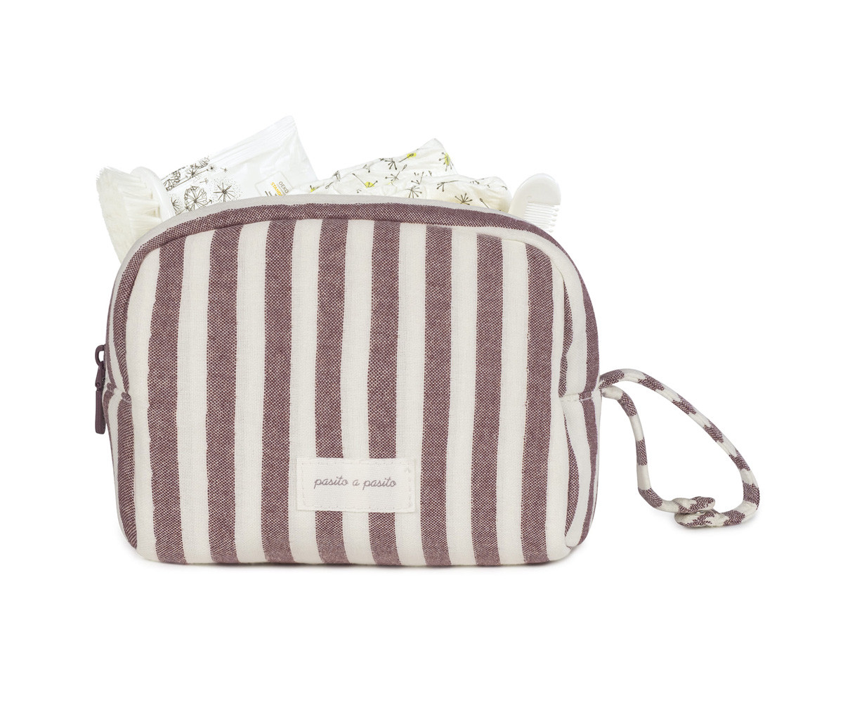 Beauty Case Cherry Stripes