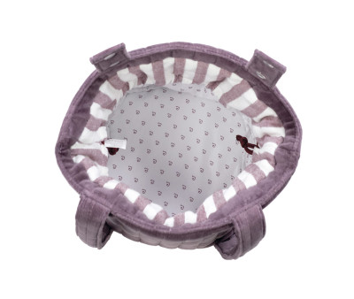 Bolsa Bucket Cherry Velvet