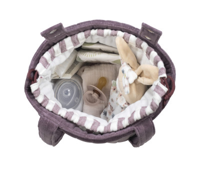 Bolsa Bucket Cherry Velvet