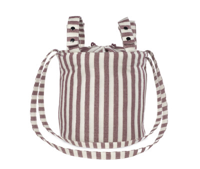 Bolsa Bucket Cherry Rayas