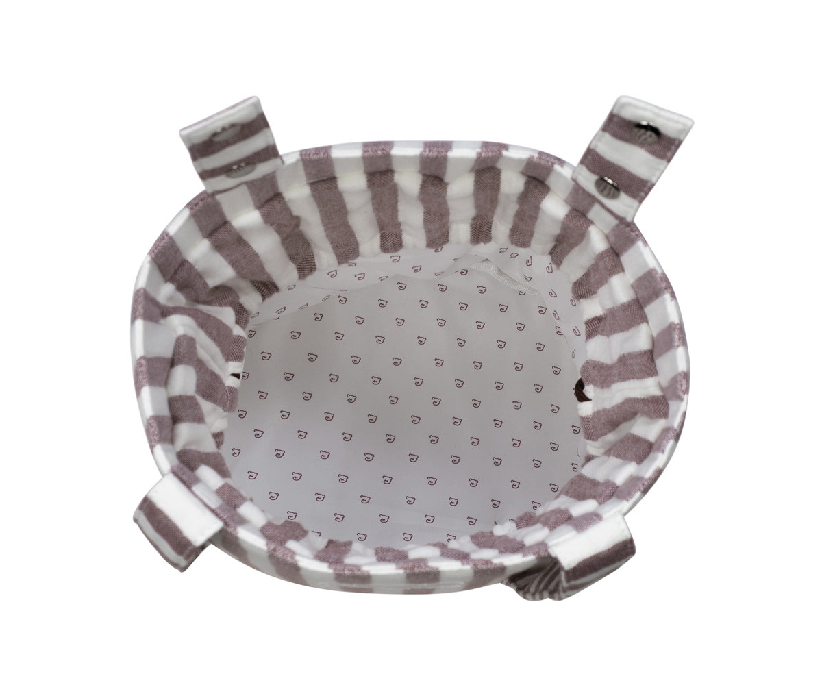 Bolsa Bucket Cherry Rayas