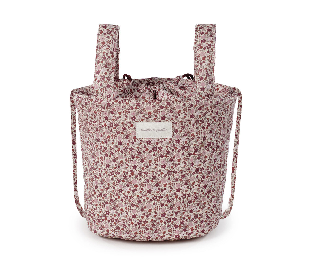 Bolso Bucket Cherry Flores