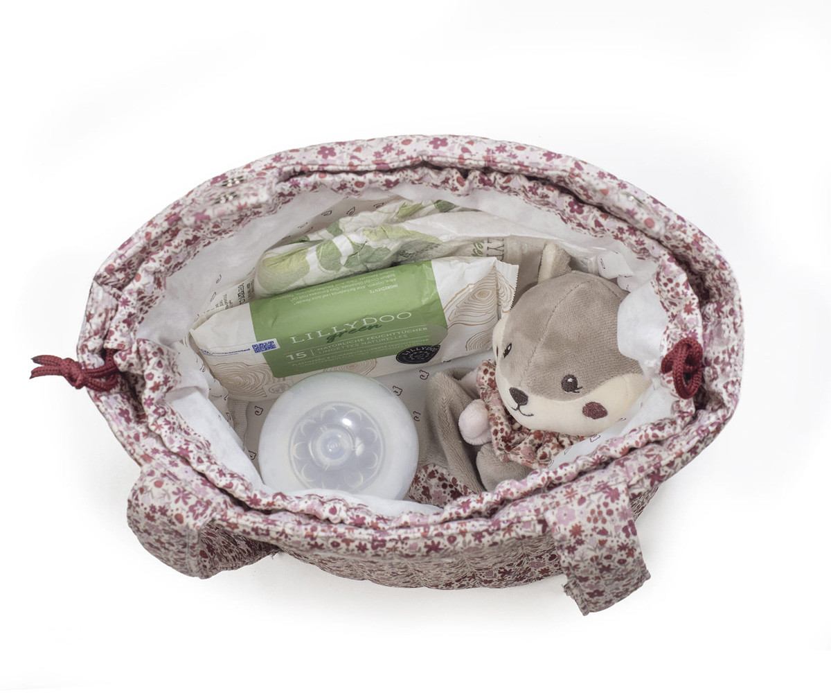 Bolso Bucket Cherry Flores